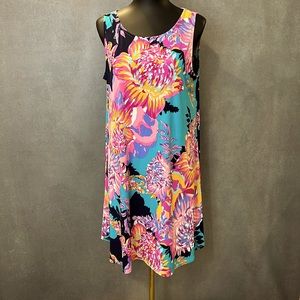 MSK floral sleeveless dress, size L
